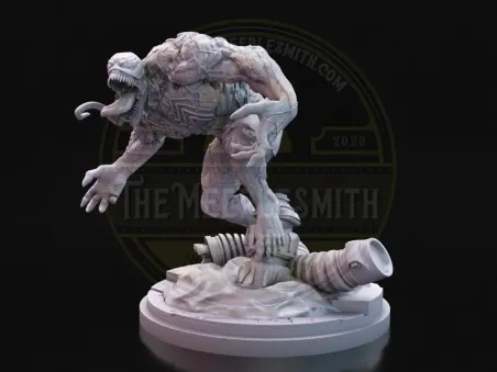 Entidad Simbiótica – Miniatura inspirada en Venom