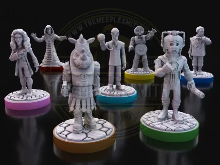 Villanos del Tiempo Vol. 1 – Set de Miniaturas Inspiradas en Doctor Who