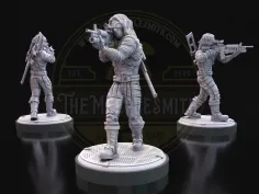 Soldado del Invierno – Miniatura inspirada en Winter Soldier