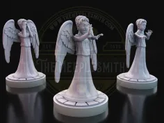 Ángeles de Piedra – Pack de 3 miniaturas inspirado en Doctor Who 2