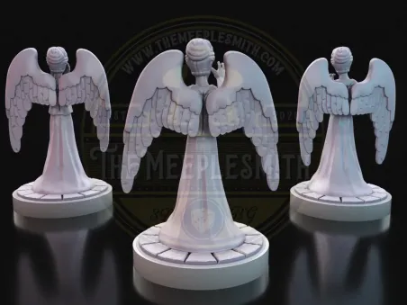 Ángeles de Piedra – Pack de 3 miniaturas inspirado en Doctor Who