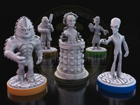 copy ofVillanos del Tiempo Vol. 1 – Set de Miniaturas Inspiradas en Doctor Who