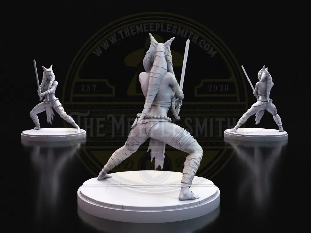 Maestra Shal'ari – Miniatura inspirada en Shaak Ti