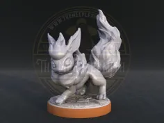 Pyronel – Fire Creature Miniature
