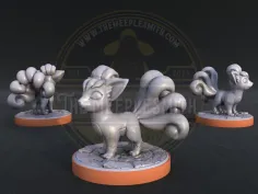 Fayren – Young Fire Creature Miniature
