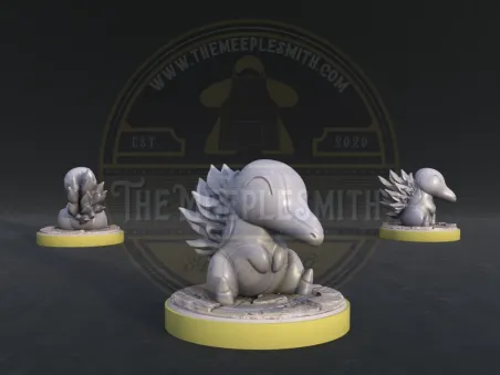 Emberiq – Timid Fire Creature Miniature