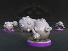 Morbog – Miniatura de criatura tóxica bicéfala 2