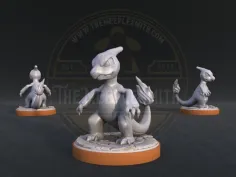 Drakspur – Miniatura de criatura ígnea en evolución