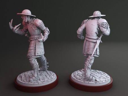 Medieval Fredrick "Sir Frederick the Dream Slayer" miniature