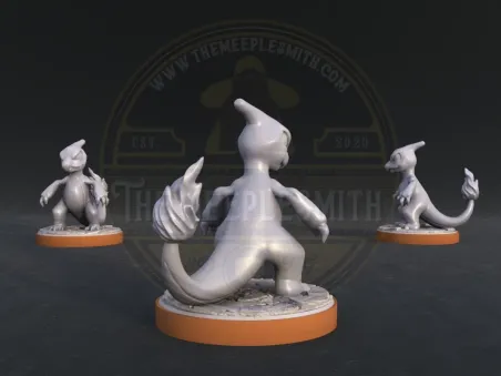 Drakspur – Evolving Fire Creature Miniature