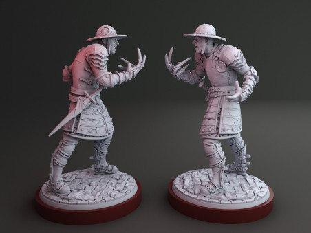 Medieval Fredrick "Sir Frederick the Dream Slayer" miniature