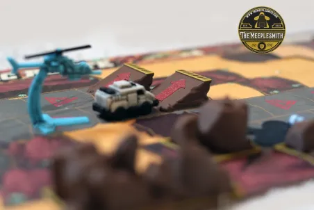 Terrain Obstacle Pack + Crashed Train Set – Compatible with Thunder Road: Vendetta