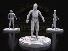 T-9 Protocol – Miniatura inspirada en C-3PO