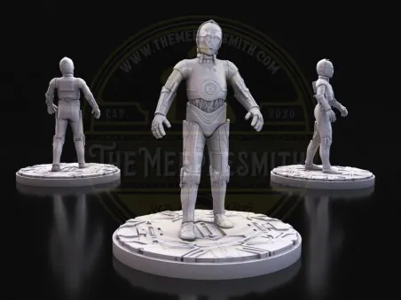 T-9 Protocol – Miniature inspired by C-3PO