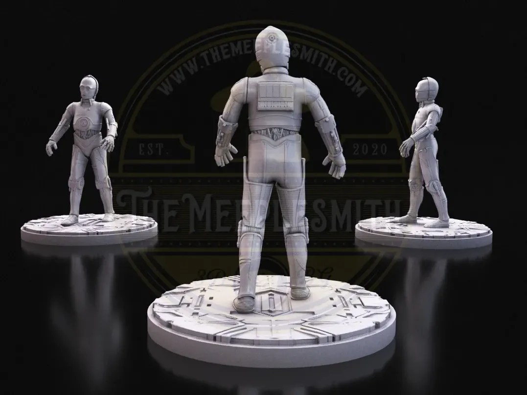 T-9 Protocol – Miniatura inspirada en C-3PO