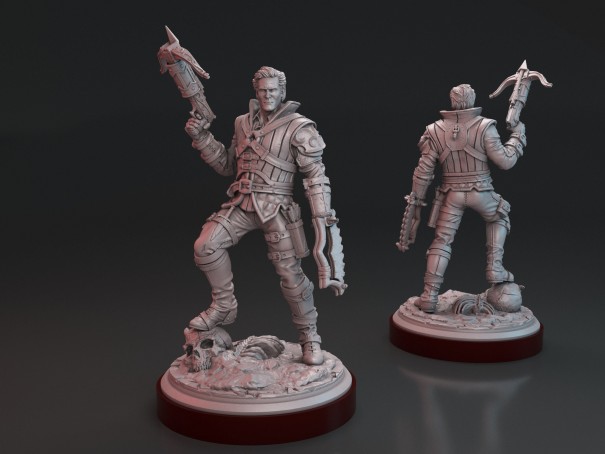 Ash Williams "The Groovy Hunter" miniature