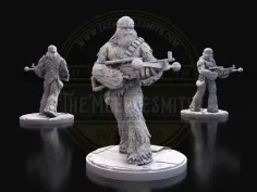 Grohrn – Miniature inspired by Chewbacca
