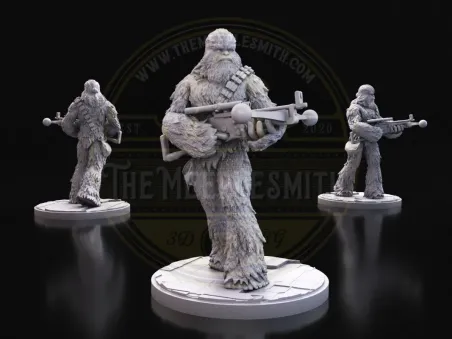 Grohrn – Miniatura inspirada en Chewbacca