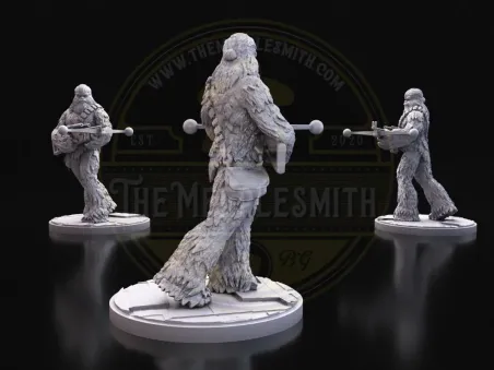 Grohrn – Miniatura inspirada en Chewbacca