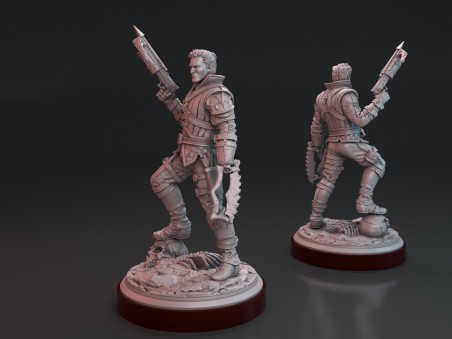 Ash Williams "The Groovy Hunter" miniature