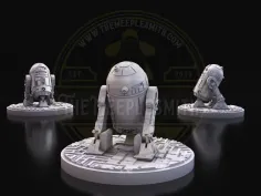 RZ-D6 – Miniature inspired by R2-D2 2