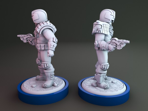 Judge Dredd miniature